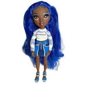 Monster High Doll with Blue Hair and Outfit - Rainbow High Coco Vanderbalt